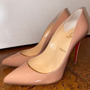 Christian Louboutin Pigalle Follies 100 in Patent Nude